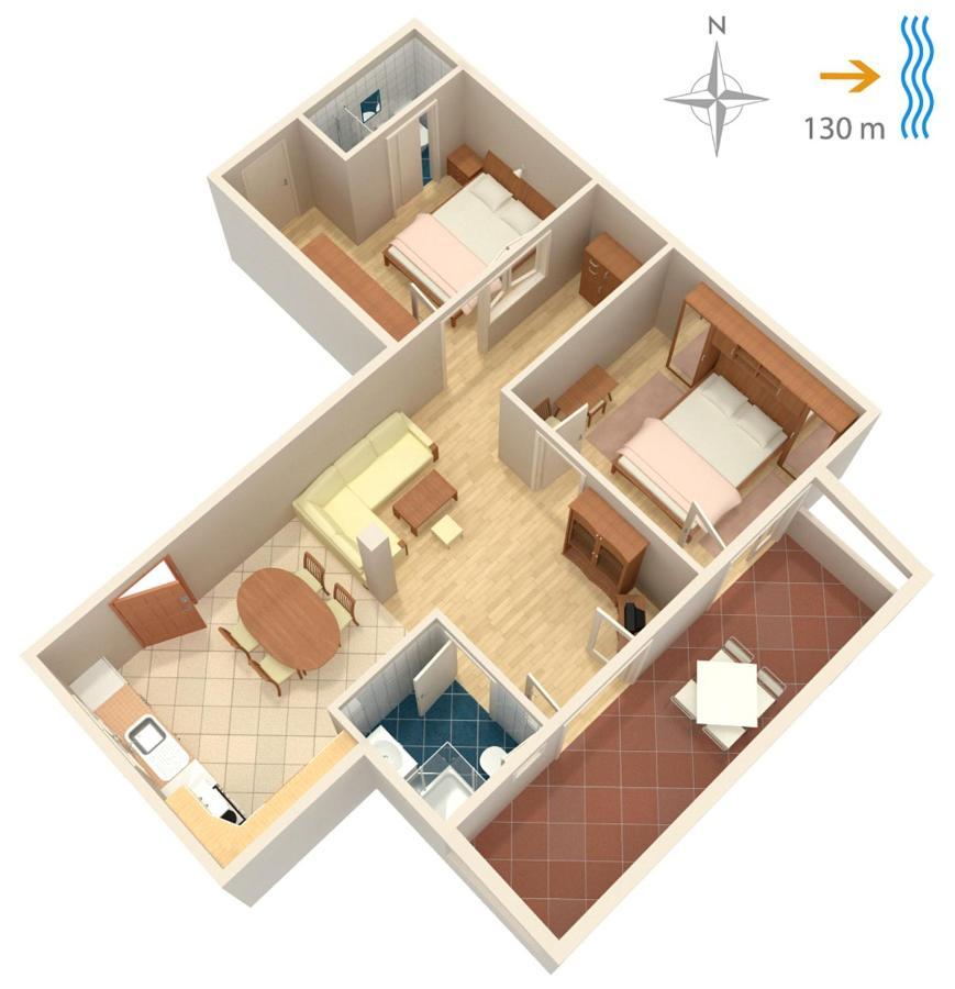 Apartment Supetarska Draga - Donja 2013B Ngoại thất bức ảnh